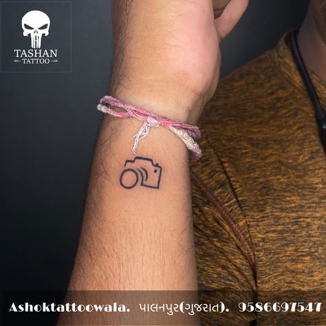 TashanTattoo
AshokTattooWala
S.20. Tirupati plaza
Opp. New bus stand
Near gd modi collage
Palanpur (gujrat)
9586697547
9687533310 Small Camera Tattoo, Smile Tattoo, Biker Tattoos, Camera Tattoo, Small Camera, Light Camera, Book Art Diy, Small Tattoo, Forearm Tattoo