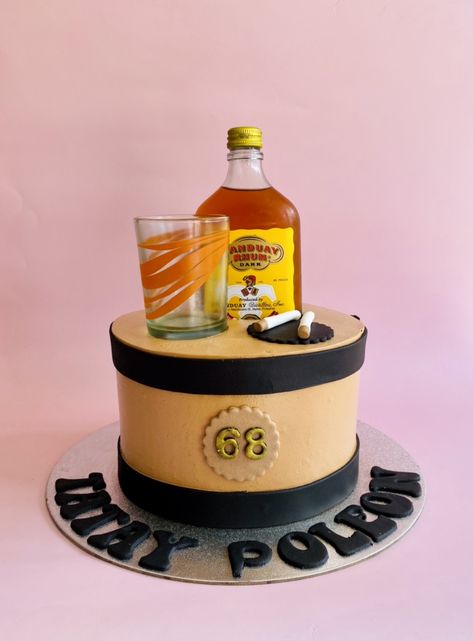 Tanduay Cake, Cake For Dad, Beer Cakes, Construction Birthday Cake, Beer Cake, Design Cake, Beautiful Birthday Cakes, Beautiful Birthday, Construction Birthday