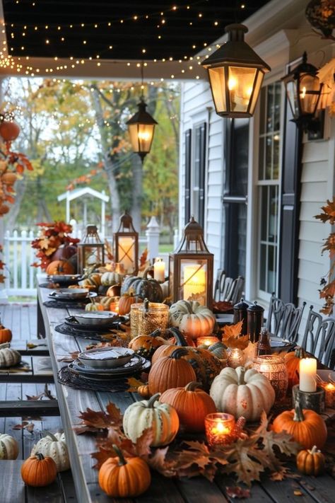 Outdoor Fall Decor Ideas, Fall Front Porch Decor Ideas, Neutral Fall Decor, Fall Front Porch Decor, Fall Decor Ideas, Fall Thanksgiving Decor, Autumn Decorating, Fall Front Porch, Fall Outdoor Decor