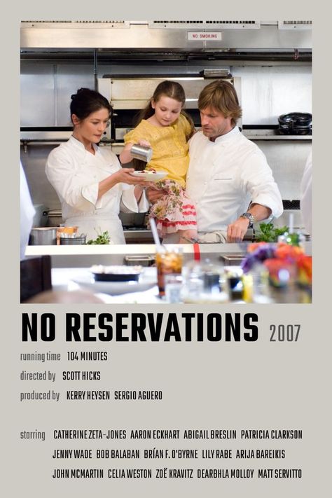 No Reservations Movie Poster Romcom Movies, Top Movies To Watch, Movies To Watch Teenagers, Netflix Movies To Watch, Abigail Breslin, No Reservations, New Movies To Watch, Girly Movies, Great Movies To Watch