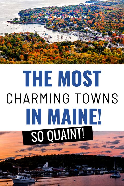 Charming Small Towns in Maine Friendship Maine, Visit Maine, Maine Vacation, Maine Travel, Future Travel, Beach Town, Train Travel, What To Pack, Vacation Ideas