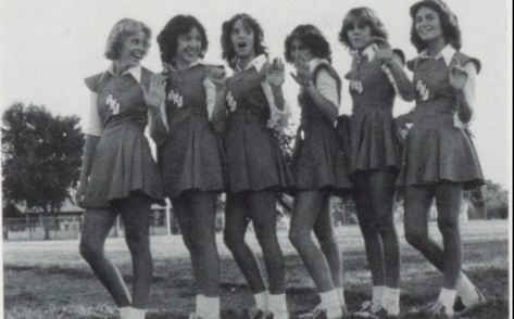 1978-1979 Varsity; Plainfield High School; Plainfield, Indiana. 1978 Fashion High Schools, 1978 Fashion, High Schools, Cheerleading, Indiana, High School, Ballet Skirt, Ballet, Hairstyles