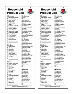 Beyond groceries, take stock of what you need for cleaning products and supplies in the kitchen, bathroom, outdoors, and office with this printable household products supplies list. Free to download and print Household Supply List, Household Supply Stock List, Bathroom Inventory List, Household Supplies List, Kitchen Supply List, Basic Household Items List, Pantry List Inventory Free Printables, Household Necessities List, Bathroom Supplies List