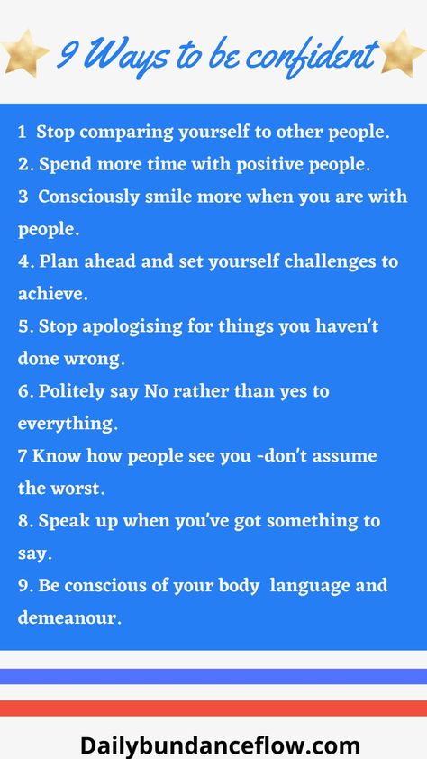 How to be more confident in yourself How To Gain Confidence In Speaking, How To Seem Confident, How To Show Confidence, How To Regain Self Confidence, How To Be Bold And Confident, How To Have Confidence In Yourself, How To Be More Confident In Yourself, How To Be More Confident Tips, How To Be More Outgoing