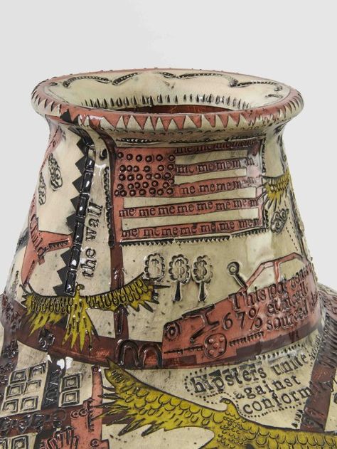 Grayson Perry | Victoria Miro Grayson Perry Art, Grayson Perry, Twitter Logo, Ben Hardy, Black Lives Matter Protest, Colored Vases, Ancient Persian, Little Bo Peep, Channel 4