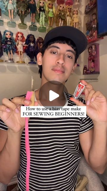 ✰ eddy’s online ✰ on Instagram: "How to make bias tape using a bias tape maker FOR SEWING BEGINNERS! #biastape #biastapemaker #sewingtips #sewinghacks #sewingforbeginners #sewingtools" Bias Tape Diy, Sewing Beginners, Make Bias Tape, Bias Tape Maker, Pop Cans, Bias Tape, Sewing Tools, Sewing For Beginners, Sewing Hacks