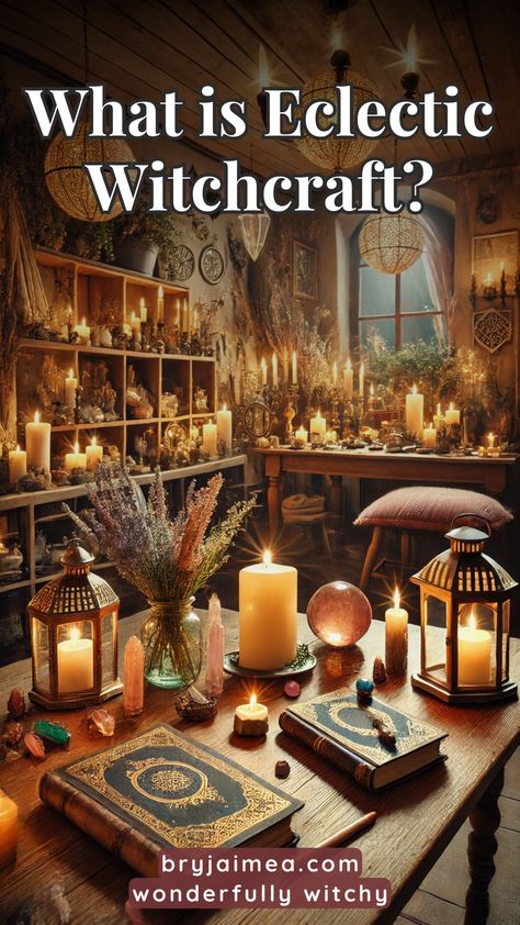 Curious about eclectic witchcraft? This article explores how eclectic witches blend diverse traditions, practices, and beliefs to create a personalised and flexible magical path. Learn how eclectic witchcraft encourages freedom, creativity, and intuition while highlighting the importance of ethical considerations when incorporating elements from various traditions into your practice. Eclectic Witch Outfit, Eclectic Witch Aesthetic, Witch Craft Aesthetic, Practical Witchcraft, Wiccan Tips, Folk Witch, Easy Witchcraft, Magickal Tips, Witchcraft 101