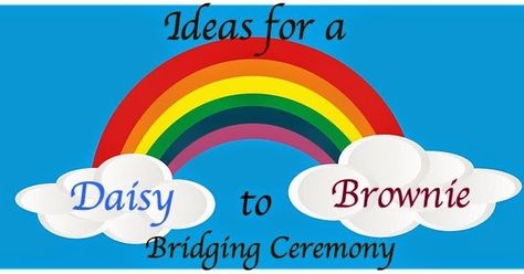 Brownie Bridging Ceremony, Bridging To Brownies, Girl Scout Bridging Ceremony, Bridging Ceremony, Daisy Ideas, Girl Scout Bridging, Brownie Ideas, Gs Cookies, Brownie Scouts