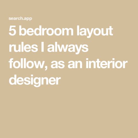 5 bedroom layout rules I always follow, as an interior designer Irregular Shaped Bedroom Layout, Master Suite Bedroom Plans, Interior Design Guide Bedroom, Guest Room Layout Floor Plans, Fung Shway Bedroom Rules, Primary Bedroom Sitting Area, 10x12 Bedroom Layout Interior Design, 5 Bedroom Layout, Bedroom Seating Area Ideas Master Suite