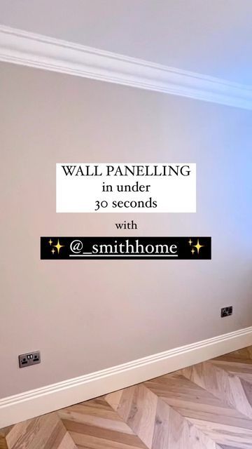 SKIRTING 4 U | SKIRTING BOARDS & WALL PANELLING on Instagram: "Our Gemini wall panel mould in under 30 seconds ⏳ 🤳 @_smithhome Our Gemini wall panel mould is our most popular profile and we love seeing it brought to life in our customers homes 🤩 #skirting4u #wallpanelling #wallpanel #wallpanels #panelling ⁠#home #homeimprovement #homeinterior #interior #interiordesign #renovation #renovationproject #homerenovation #renovationlife #diy #diyproject #diyhome #diyhomedecor #diydecor #diyideas #c Panelling With Skirting Board, Ceiling Skirting, Wall Panel Molding, Wall Panelling, Skirting Boards, Panel Moulding, Wall Board, Wall Panel, Renovation Project