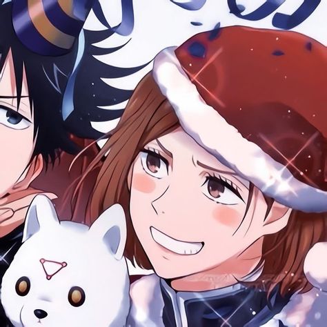 Nobara Christmas Pfp, Christmas Anime Matching Pfp, Jjk Women, Christmas Profile Pictures, Matching Christmas Pfp Friends, Cr7 Vs Messi, Persona Anime, Nobara Kugisaki, Anime Christmas