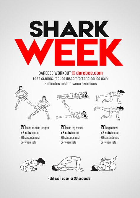 http://darebee.com/workouts/shark-week-workout.html Period Workout, Darebee Workout, Best Abdominal Exercises, Effective Ab Workouts, Arm Workout Women, Trening Fitness, Abdominal Exercises, Hard Workout, Weekly Workout