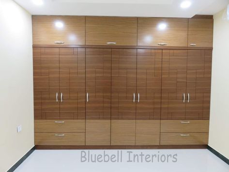 6 Door Wardrobe Design, Wall To Wall Wardrobe, Door Wardrobe Design, Wall Wardrobe, Tv Set Design, Wardrobe Interior Design, Check Register, Tv Sets, Brown Bedroom