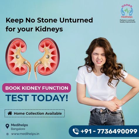 Drinking more water is the best way to prevent kidney stones. Get tested and know the type of kidney stone, which may give you clues on how to reduce your risk of getting kidney stones. Book Kidney Function test now! For more details- CALL /WHATSAPP- +91 7736490099 #Kidney #KidneyFunctionTest #KidneyStone #KidneyStoneTreatment #KidneyStonePrevention #KidneyCare #OnlineKidneyTest #HomeCollection #OnlineHealthcare #HomeSampleCollection #LabTest #HealthCheckup #Medihelps #MedihelpBangalore Thyroid Vitamins, Kidney Function Test, Push Workout, Kidney Detox, Kidney Stone, Kidney Function, Kidney Damage, Liver Detoxification, Health Screening