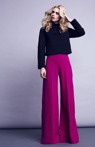 Ripley Rader, Wide Leg Pants Outfit, Chique Outfits, Purple Pants, Looks Style, Mode Inspiration, Work Attire, Office Outfits, Work Fashion