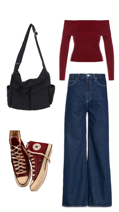 I love converse // pictures are from pinterest Girls Converse Outfit, Outfits With Converse Platform, Maroon Converse Outfit, Converse Pictures, Converse Street Style, High Converse Outfit, Converse Rouge, Converse Maroon, Red Converse Outfit