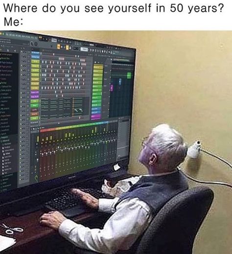 😂😂😂

Still working on projects from 2014 😭

Are you still working on any old projects? 👀

#musicmeme #musicfunny #decksaver #flstudio #producer #daw Dj Meme, Sound Technician, Producer Studio, Music Studio Room, Fl Studio, Dream Music, Music Collage, Music Motivation, Home Studio Music