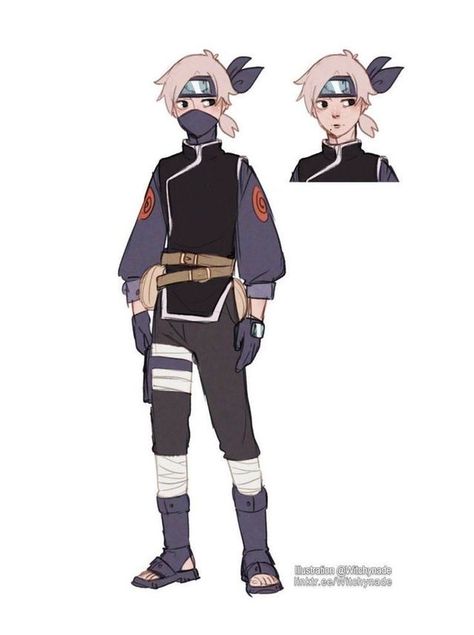 Naruto Clothing Design, Naruto Clothes Design, Naruto Ninja Outfits, Naruto Oc Outfit Ideas, Naruto Character Design, Naruto Oc Outfit, Oc Outfit Ideas, Naruto Outfits, Naruto Design