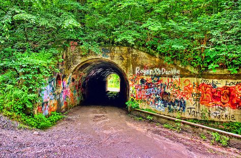 Tunnel on Pearson Falls Road, Tryon, NC by Enterprise NCC-1701, via Flickr Saluda Nc, Tryon Nc, Visit North Carolina, Ncc 1701, Carolina Mountains, Yellow Cottage, Western Nc, North Carolina Mountains, Back Road