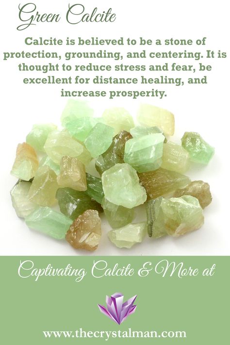 Green Calcite, Wholesale Crystals, Crystal Guide, Crystals Healing Properties, Raw Crystals, Spiritual Crystals, Gemstone Meanings, Crystal Therapy, Crystal Healing Stones