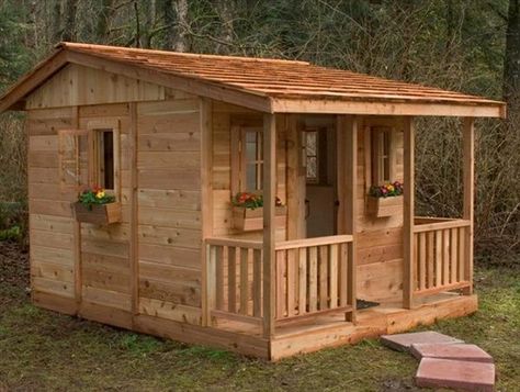 Pallet Playhouse, Playhouse Plans, Pallet Shed, Pallet Furniture Ideas, Diy Playhouse, Build A Playhouse, Pallet House, Wooden Pallet Furniture, Playhouse Outdoor