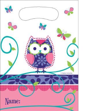 Owl Themed Birthday Party - Owl Pal Party Loot Bags x 8: Amazon.co.uk: Toys & Games Owl Birthday Decorations, Owl Themed Birthday Party, Owl Themed Parties, Pretty Owl, Woodland Owl, Owl Birthday, Owl Party, Themed Party Ideas, Cake Supplies