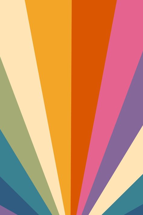 70s Colour Scheme, Vintage Rainbow Aesthetic, Groovy Phone Wallpaper, 60s Background, 70s Hippie Aesthetic, 70s Background, Wallpaper Background Hd, Groovy Wallpaper, Groovy Graphics