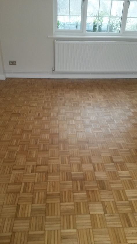 Wooden Floor Lounge Ideas, Floors Ideas, White Lodge, Floor Sanding, Floor Restoration, Wood Parquet Flooring, Parquet Floors, Square Baskets, Wood Parquet