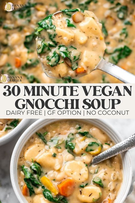 Vegan Gnocchi Soup, Olive Garden Gnocchi, Vegan Soups And Stews, Tomato Gnocchi Soup, Olive Garden Gnocchi Soup, Vegan Gnocchi, Gnocchi Recipes Soup, Gluten Free Gnocchi, Vegetarian Soups