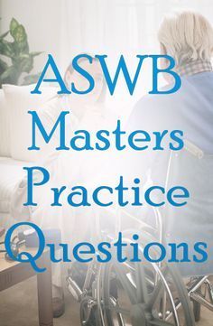 Are you studying for the ASWB Masters exam? If so, be sure to take advantage of these free ASWB Masters exam practice questions. #aswb Lcsw Study Guide, Social Workers Survival Kit, Social Work Resources, Lcsw Exam Prep, Lmsw Exam, Social Work License, Aswb Exam, Lcsw Exam, Exam Help