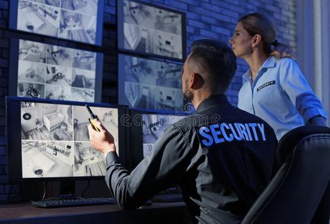 Security guards monitoring modern CCTV cameras. Indoors , #sponsored, #monitoring, #guards, #Security, #modern, #Indoors #ad Security Guard Companies, Cctv Monitor, Corporate Security, Security Office, Security Guard Services, Video Security, Private Security, Security Technology, Security Companies