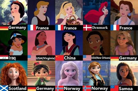 Walt Disney's Countries Brown Hair Disney Princess, Disney Princess Lineup, Medieval France, The Disney Princesses, Apollo And Artemis, Fandom Quotes, Germany Castles, Princess Drawings, Image Bank