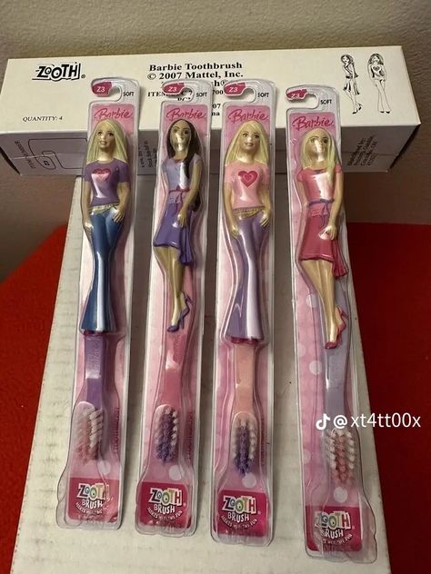 Tooth Brushes, Childhood Memories 2000, 2000s Nostalgia, Nostalgic Toys, Barbie I, Dessin Adorable, Childhood Toys, Barbie Movies, Barbie World