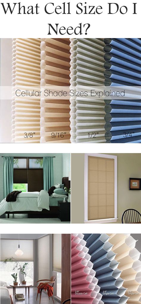 f you’ve ever shopped for honeycomb or cellular shades you know that these window coverings come in myriad sizes.  The fractional measurements included with each product represent the size of the cell created by the two pieces of fabric. With cell sizes varying by a fraction of an inch, it can be hard to know which one is right for your window, and what difference these measurements make in the first place. Best Cellular Shades, Cellular Blinds Bedroom, Paper Shades For Windows, Cellular Blinds Living Room, Honeycomb Shades Bedroom, Honeycomb Shades Living Room, Honeycomb Window Shades, Honeycomb Blinds For Windows, Cellular Shades Living Room