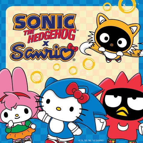 Sonic Hello Kitty, Sonic And Hello Kitty, Hello Kitty Pfp, Kitty Pfp, Hello Kitty Videos, Kitty Images, Kitty Drawing, Hello Kitty Drawing, Hello Kitty Art