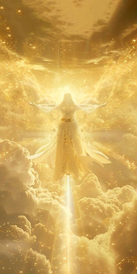 Light Powers Aesthetic, Citrine Aesthetic, Measure Of A Man, Angel Of Light, Gold Wallpaper Phone, Angel Light, Biblical Artwork, Deer Wallpaper, Golden Angel