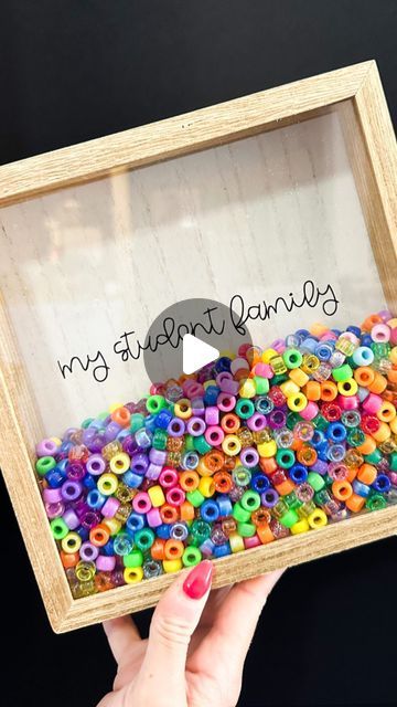 Teacher Keepsake From Students, Shadow Box Memory, Instagram Class, Memory Jar, Shadow Frame, Class Decoration, Classroom Environment, Student Teacher, Teacher Ideas