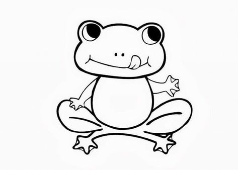 Cute Frog Coloring Sheets | 101 Activity Frog Line Drawing, Line Drawing Simple, Frog Coloring, Frog Coloring Pages, Baby Frog, Frog Pictures, Frog Drawing, Free Coloring Sheets, Drawing Simple