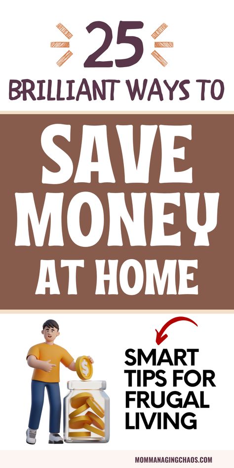 In today’s fast-paced world, finding ways to save money has become essential. Luckily, many of these money-saving solutions are simple to implement, often within the comfort of our own homes. Whether you’re aiming to cut back on expenses, pad your savings, or work towards a financial goal, making small changes can make a big impact. Here are some brilliant ways to save money at home that can help you take control of your finances without sacrificing your lifestyle. House Money Saving Tips, Money Saving Home Hacks, Simple Ways To Save Money, How To Save For A House, How To Save Money Fast, Living Cheap Saving Money, Ways To Save Money Fast, Goal Making, Save Money Tips