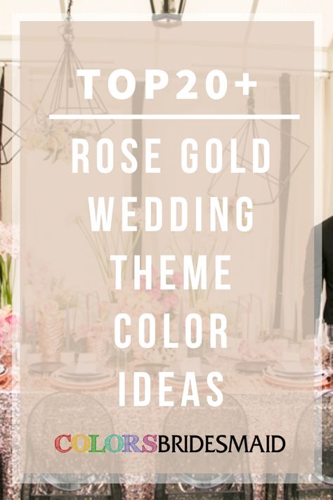 Top 40+ Wedding Colors for All Seasons and Colors - ColorsBridesmaid Fall Rose Gold Wedding, Rose Gold Wedding Palette Color Schemes, Fall Wedding Colors Rose Gold, Wedding Colors With Rose Gold, Wedding Color Schemes With Rose Gold, Champagne And Rose Gold Wedding Theme, Rose Gold Color Palette Colour Schemes Bridesmaid Dresses, Gold And Rose Gold Wedding, Brown And Rose Gold Wedding