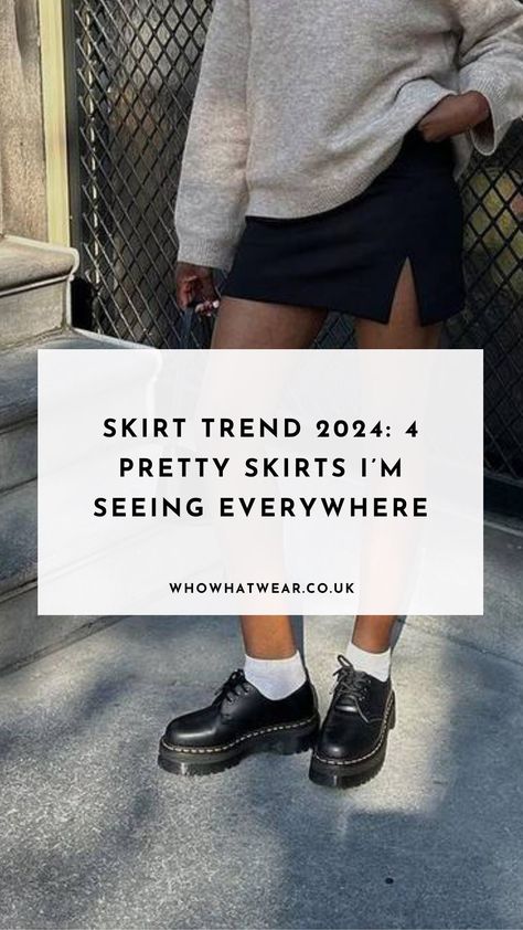 If last year was about trousers, 2024 is all about these six skirt trends. Interested to see what they are? You've come to the right place. Skirts Trend 2024, Skirts 2024 Trends, Skirt 2024 Trend, Skirt Trends 2024, Skirt Outfits 2024, 2024 Skirt Trends, Ss24 Fashion Trends Women, Ss 2024 Fashion Trends, Ss24 Fashion Trends