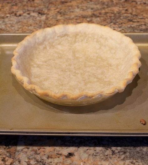 How To Blind Bake, Par-Bake, Pre-Bake A Pie Shell - My Country Table Baked Pie Shell, How To Par Bake A Pie Crust, Pre Baked Pie Crust, Blind Bake Pie Crust Tips, Par Baked Pie Crust, Quiche Pie Crust, Blind Bake Pie Crust, Pie Crust Dessert, Ready Made Pie Crust