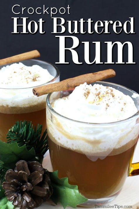 Hot Buttered Rum Recipe, Toddy Recipe, Hot Toddies Recipe, Rum Cocktail Recipes, Buttered Rum, Hot Cocktails, Rum Recipes, Hot Buttered Rum, Rum Drinks