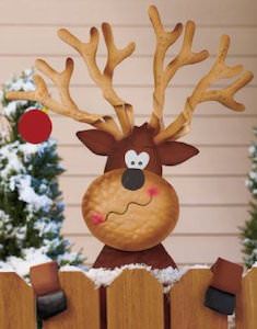 Christmas Reindeer Fence Topper Fence Toppers, Outdoor Decoration Ideas, Christmas Yard Art, Christmas Yard Decorations, Fence Decor, Yard Decorations, Christmas Yard, Christmas Outdoor, Oh Deer