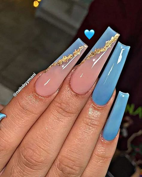 Purple Acrylic Nails, Long Acrylic Nail Designs, Blue Acrylic Nails, White Acrylic Nails, Coffin Shape Nails, Long Acrylic Nails Coffin, Acrylic Nails Coffin Pink, Long Square Acrylic Nails, Her Nails