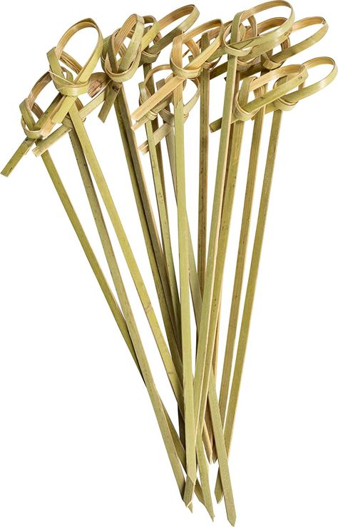 AmazonSmile | [300 Count] Bamboo Knot Picks - 4.75 Inch Appetizer, Sandwich, & Cocktail Drinks Skewer Toothpicks: Cocktail Picks Top 10 Cocktails, Skewer Appetizers, Appetizer Sandwiches, Appetizer Picks, Fruit Kabobs, Fancy Cocktails, Cocktail Shaker Set, Cocktail Picks, Bamboo Skewers