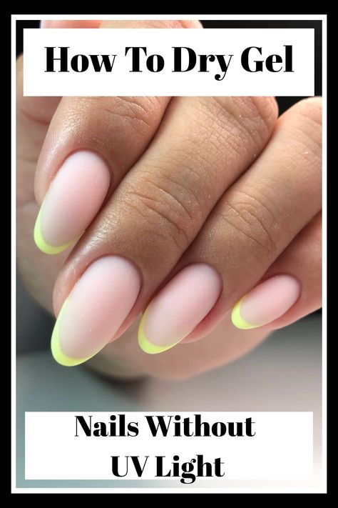 Learn the secret to achieving professional gel nails without a UV light to dry your gel polish manicure, and say hello to a beautiful, long-lasting manicure Drying Gel Nail Polish Without Uv Light, Nails Without Uv Light, Professional Gel Nails, Uv Nail Polish, Soft Gel Nails, Gel Polish Manicure, Polish Manicure, Light Nails, Gel Nails Diy