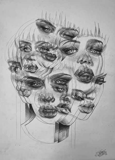 Distortion Art, Gcse Art Sketchbook, A Level Art Sketchbook, طابع بريدي, Grunge Art, Arte Sketchbook, Arte Inspo, Art Drawings Sketches Creative, Sketchbook Art Inspiration