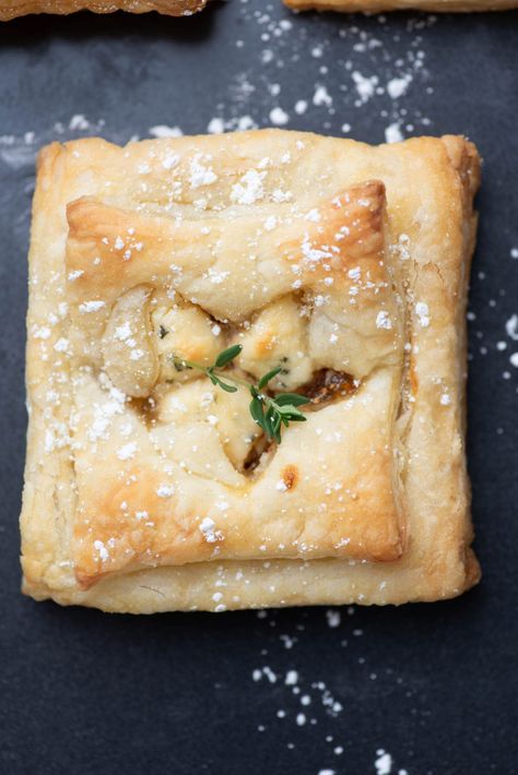 Easy Boursin Cheese Appetizer - TastyAZ Boursin Puff Pastry, Boursin Cheese Appetizer, Boursin Cheese Appetizers, Boursin Stuffed Mushrooms, Boursin Appetizers, List Of Appetizers, Simple Appetizers, Christmas Appetizers Easy, Puff Pastry Appetizers