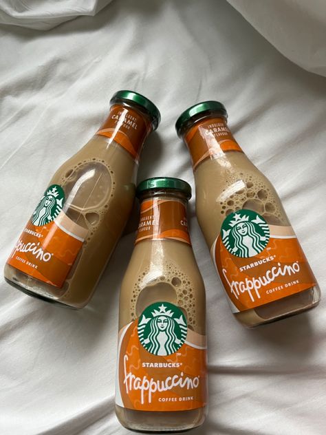 Starbucks Drinks Bottles, Starbucks Coffee Glass Bottles, Starbucks Bottled Drinks, Starbucks Glass Bottles, Bur Basket, Starbucks Frappuccino Bottles, Starbucks Caramel Frappuccino, Caramel Drinks, Starbucks Bottles